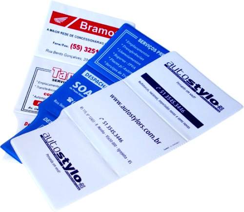 Porta documentos triplo (Modelo despachante) personalizado