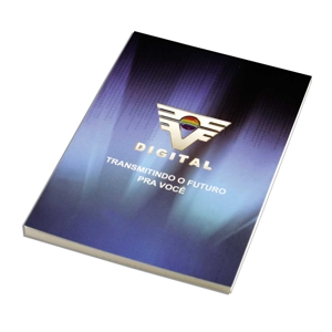 Bloco com capa flexivel personalizado