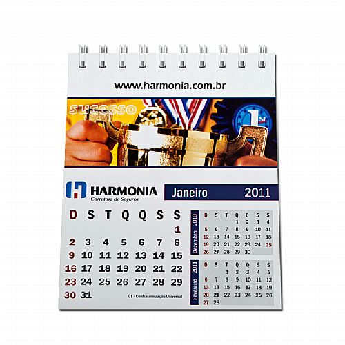 Calendário de Mesa Personalizado