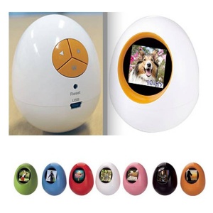 Porta retrato digital egg 1,5"