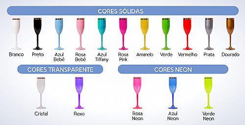 Taça Champanhe com Borda Dourada