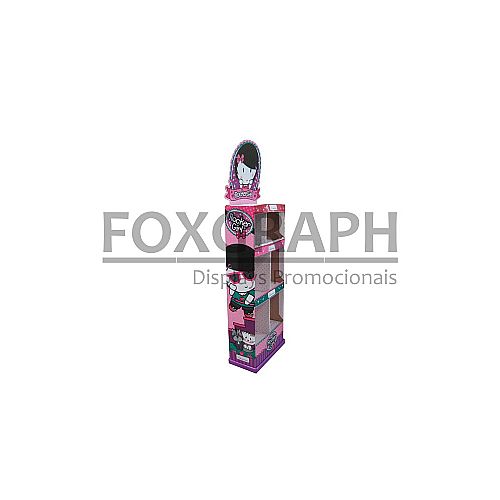 Display com prateleiras personalizado