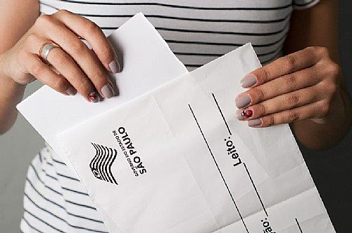 Envelope de segurança com lacre