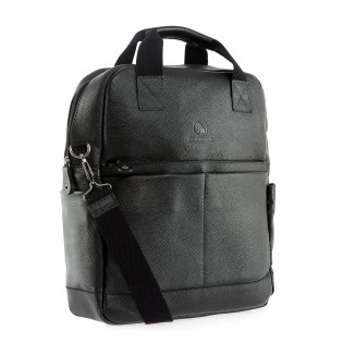 Mochila 3 em 1 em couro laptop
