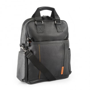 Mochila 3 em 1 em couro laptop