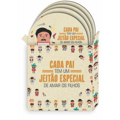 Porta copos magnéticos