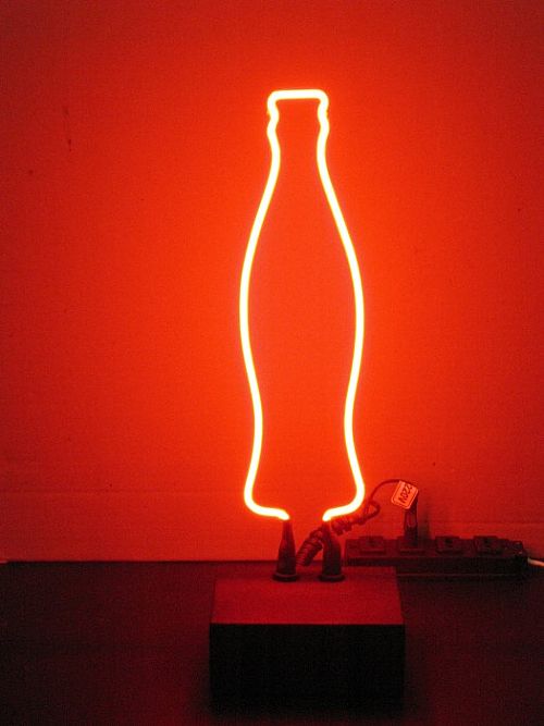 Display efeito neon personalizado