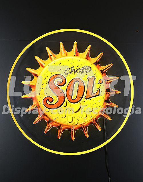 Placa efeito neon personalizada — foto 5