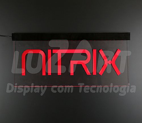 Placa efeito neon personalizada — foto 6
