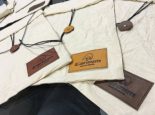 Saco de algodão cru personalizado