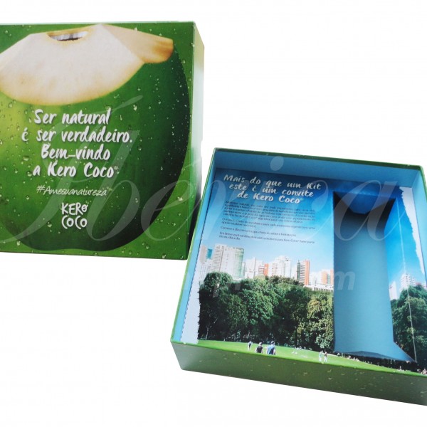 Caixa cartonada personalizada
