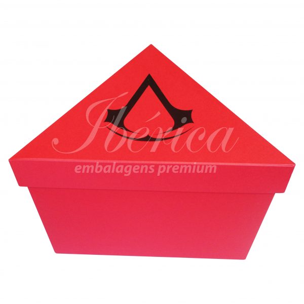 Embalagem premium formato triangular