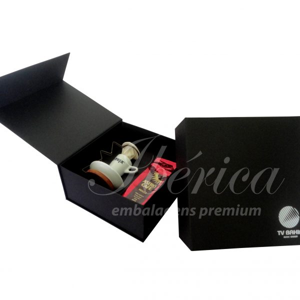 Caixa personalizada para kit café