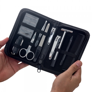 Kit Manicure Masculino 10 Peças Personalizado