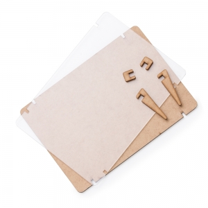 Porta Retrato em MDF e Acrílico Personalizado