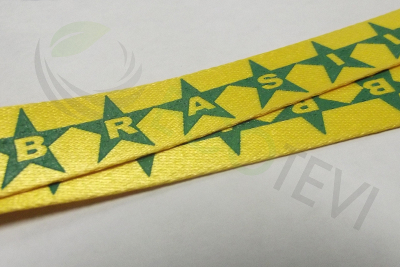 Cordão para crachá em silk