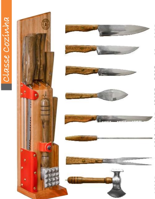 kit de faca para churrasco