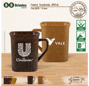 Caneca Quadrada 250ml