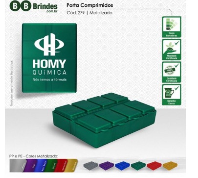 Porta comprimidos personalizado