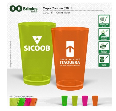 Copo Cancun Cristal