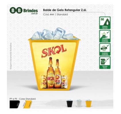 Balde de Gelo Personalizado