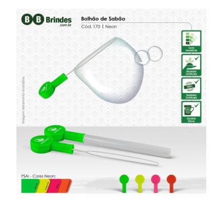 Bolhão de Sabão Personalizado