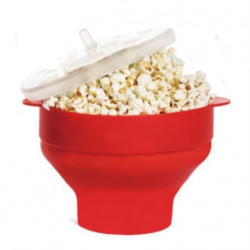 Balde para Pipoca em Silicone Personalizado