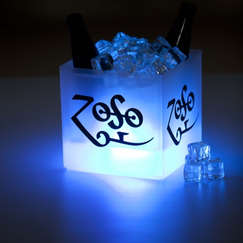 Balde Quadrado Iluminado com Led