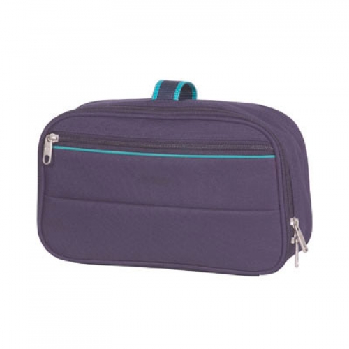 Necessaire modelo estojo com bolso
