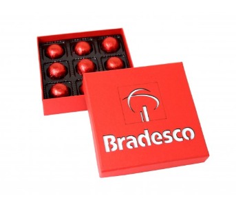 Caixa de chocolate 9und Personalizada