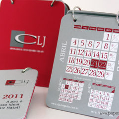 Calendário 2 argolas personalizado