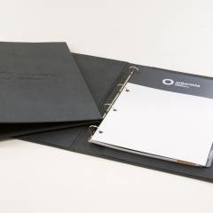 Fichário com divisórias personalizado
