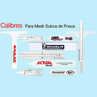 Profundímetros para medir sulcos para Pneus