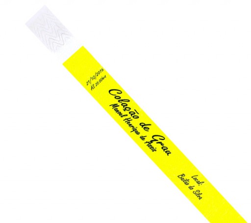 Pulseira de Identificação Personalizada