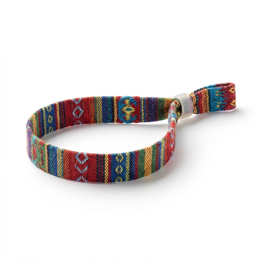 Pulseira de Tecido para Eventos