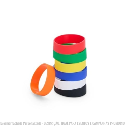 Pulseira Emborrachada Personalizada