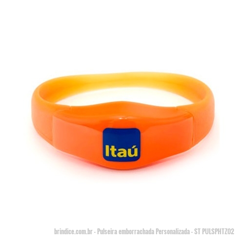 Pulseira Emborrachada Personalizada