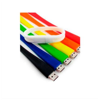 Pulseira Pen Drive Personalizada Disponivel em Cores Variada na Capacidade de 4gb Impressao em Tamp