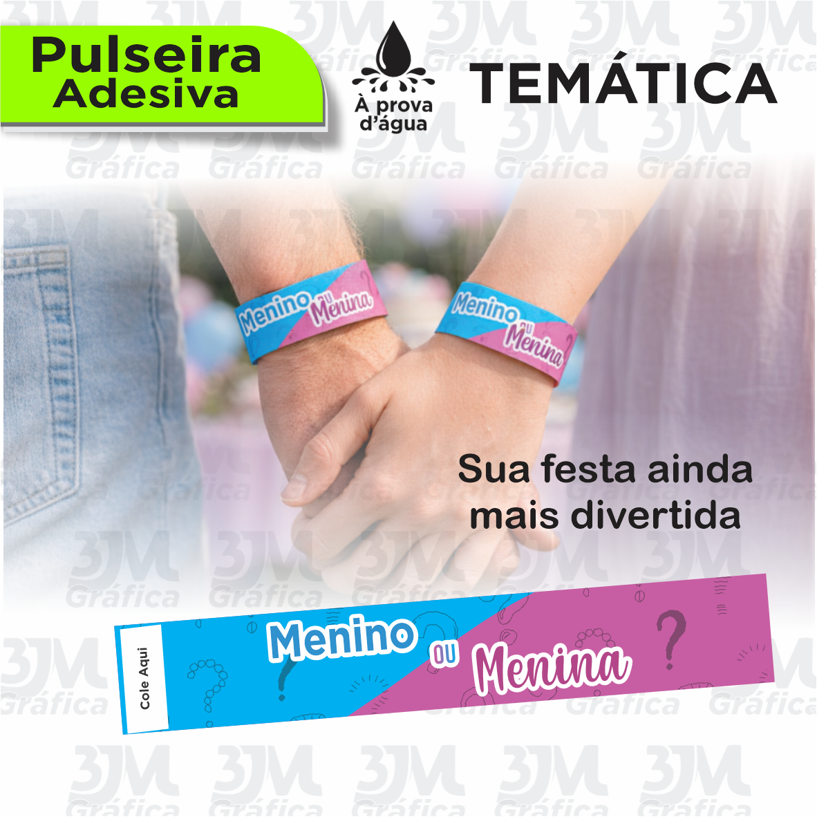 Pulseiras Adesivas