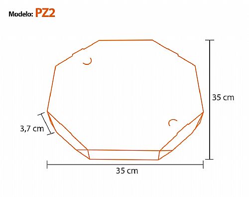 Caixa / Embalagem para Pizza Personalizada — foto 3