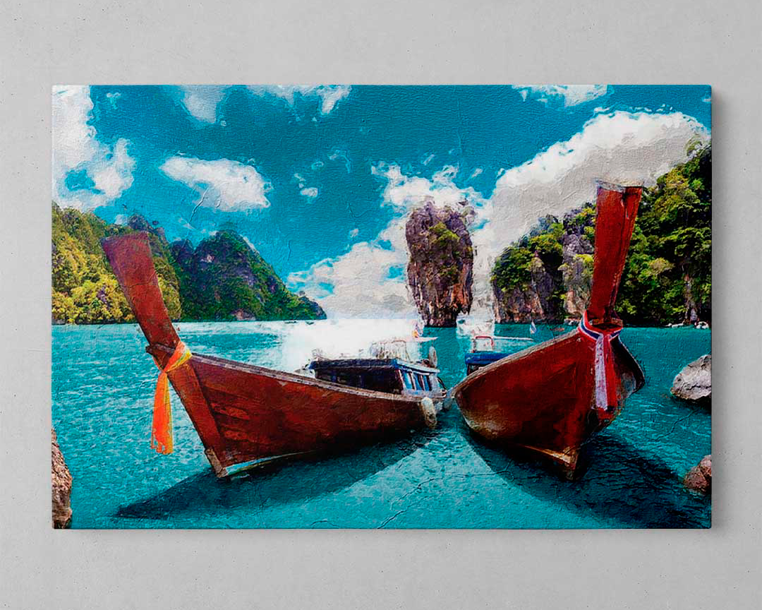 Quadro Decorativo Lugares - Em Canvas