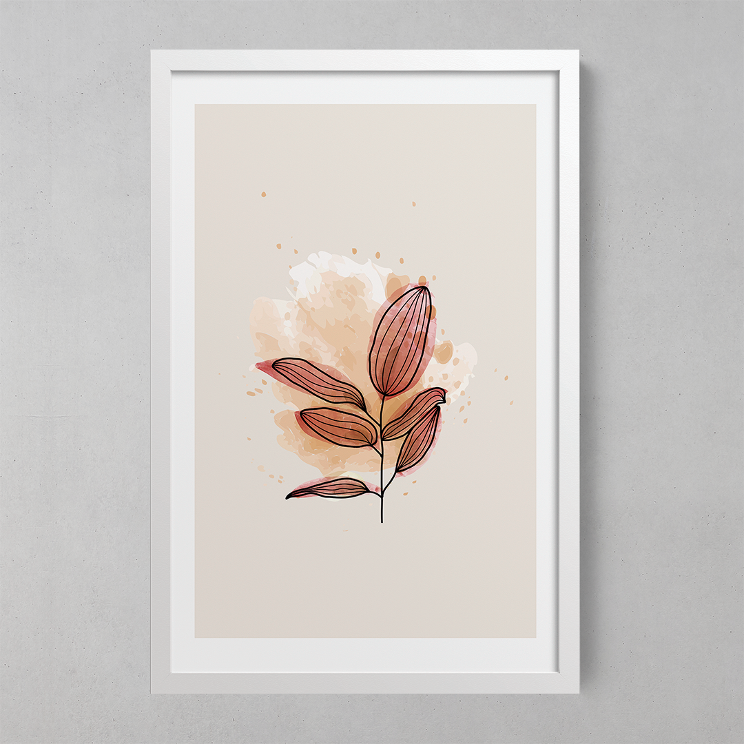 Quadro Decorativo PLANTAS ABSTRATAS- Em Canvas