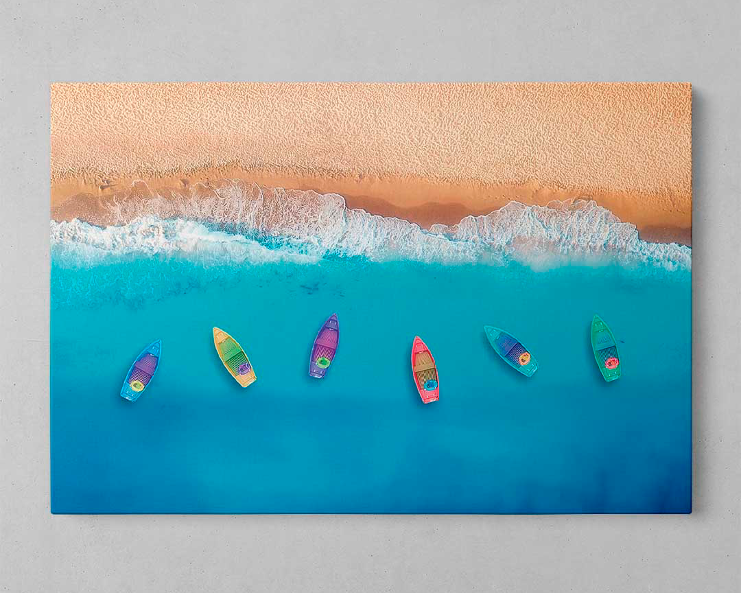 Quadro Decorativo Praias- Em Canvas