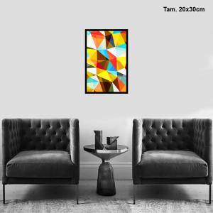 Quadro Personalizado Tam. 20x30cm Madeira/Vidro
