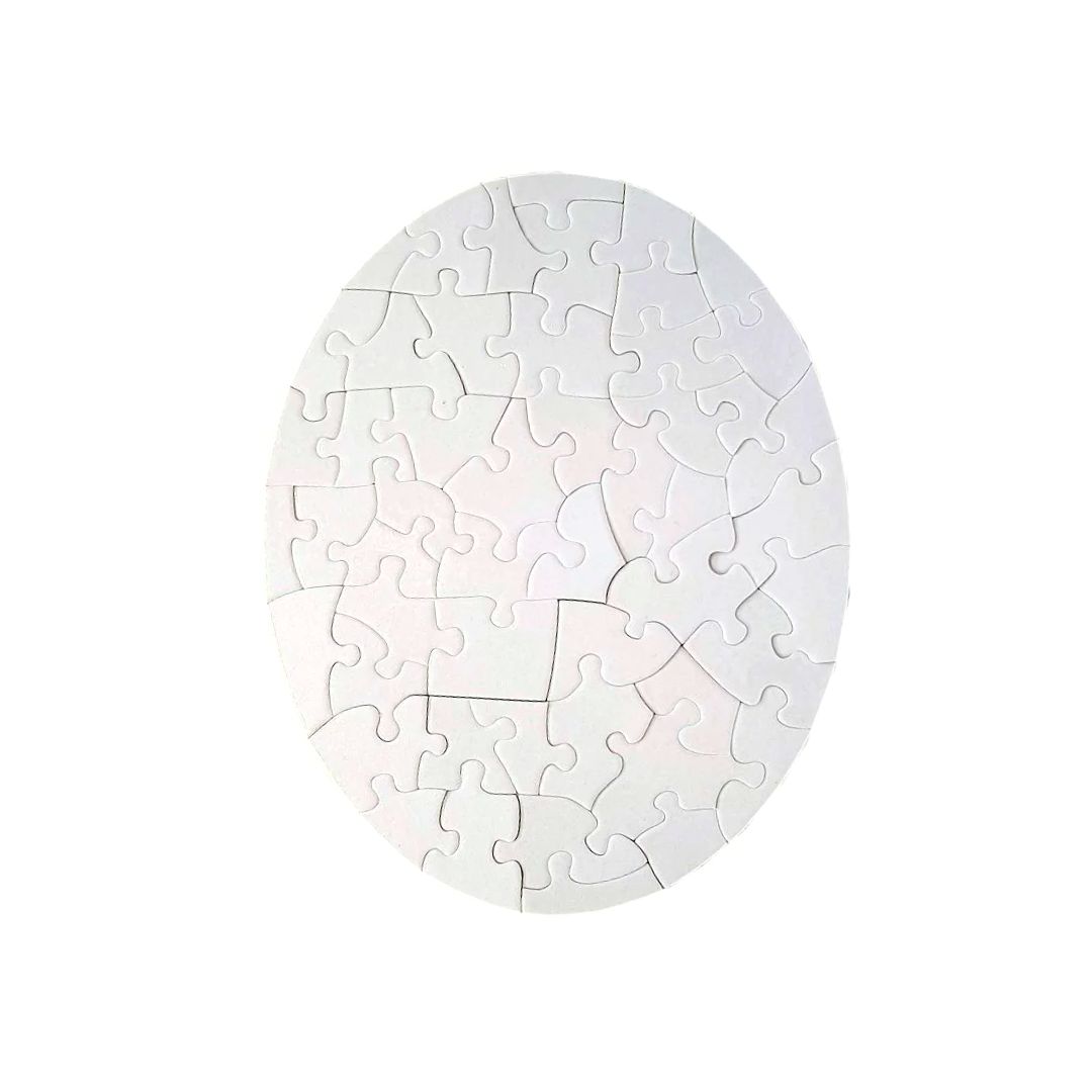 Quebra Cabeças Perolados para Sublimação - Oval 22x27cm