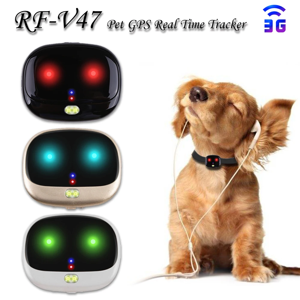 Rastreador GPS à Prova d'Água para Cães e Gatos com Monitor de Voz e Comunicação Bidirecional