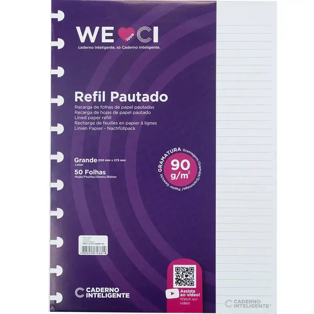 Refil Pautado