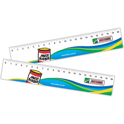Regua de 20 cm Com Desenho Exclusivo