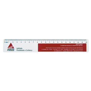 Regua de Pvc Com 20 cm Personalizada