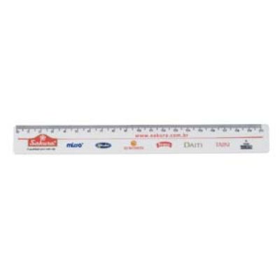 Régua escolar 20 cm - Plástico rígido